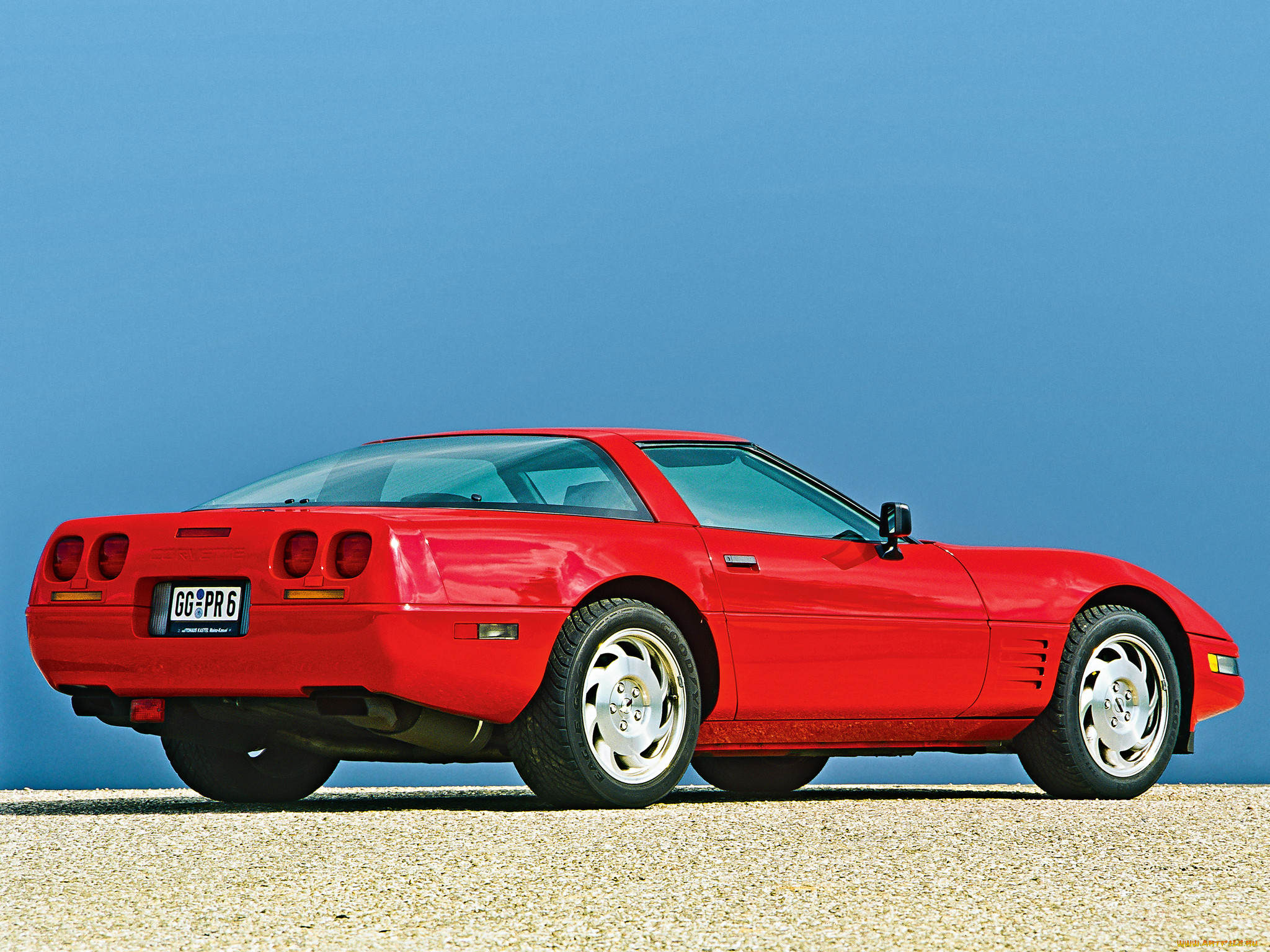 , corvette, coupe, 1991, c4